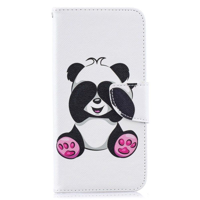 Lederhüllen Samsung Galaxy A50 Lustiger Panda