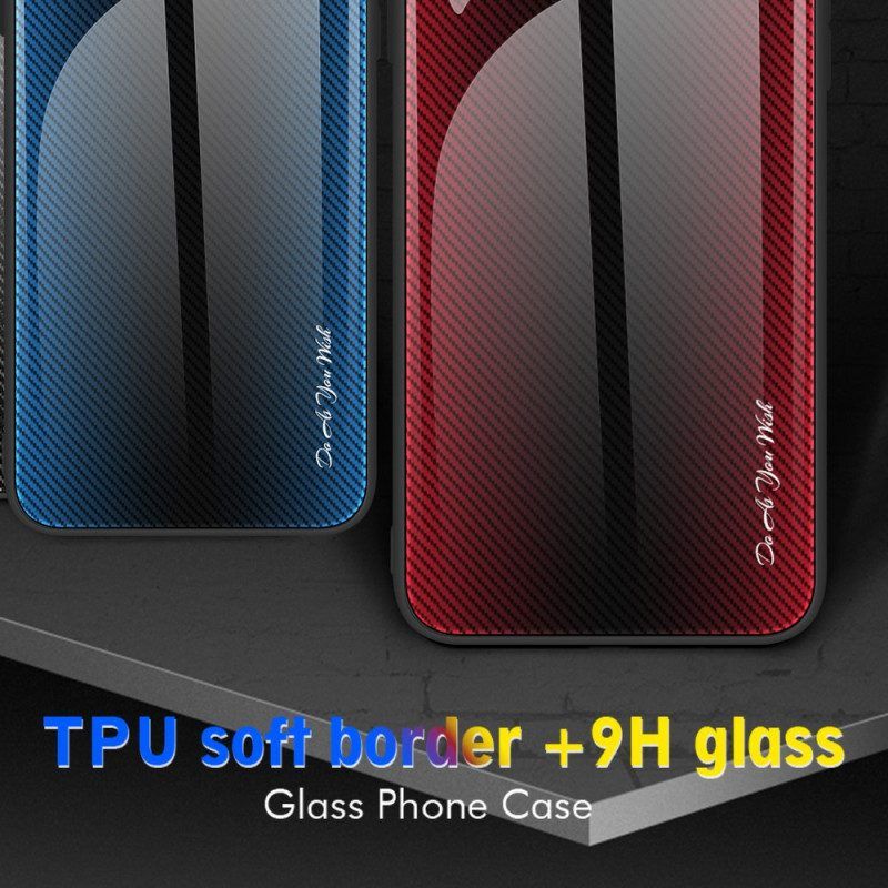Handyhülle Für Xiaomi Redmi Note 12 Pro Plus Gehärtetes Kohlefaserglas