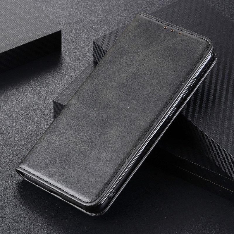 Schutzhülle Für Xiaomi Redmi Note 12 Pro Plus Flip Case Klassisches Spaltleder