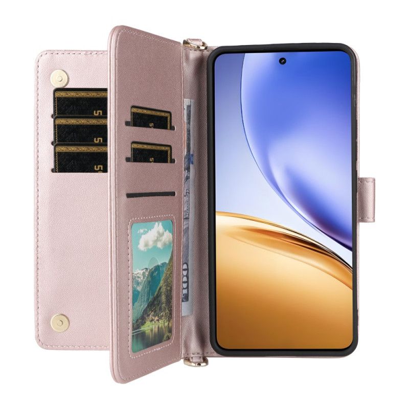 Lederhüllen Realme 14t 5g Handyhülle Riemen Und Schulterriemen