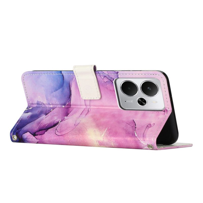Lederhüllen Realme 14t 5g Marmor