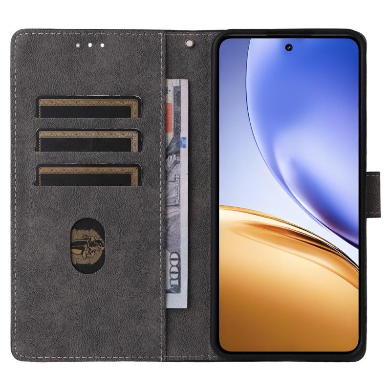 Lederhüllen Realme 14t 5g Rfid-schutz In Wildlederoptik