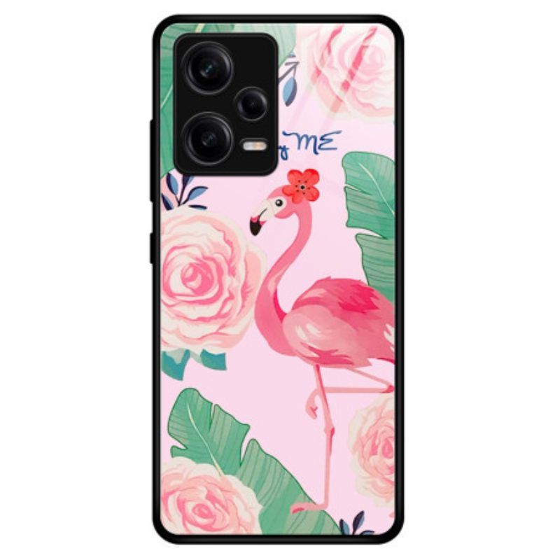 Hülle Für Poco X5 Pro 5G Flamingo-hartglas