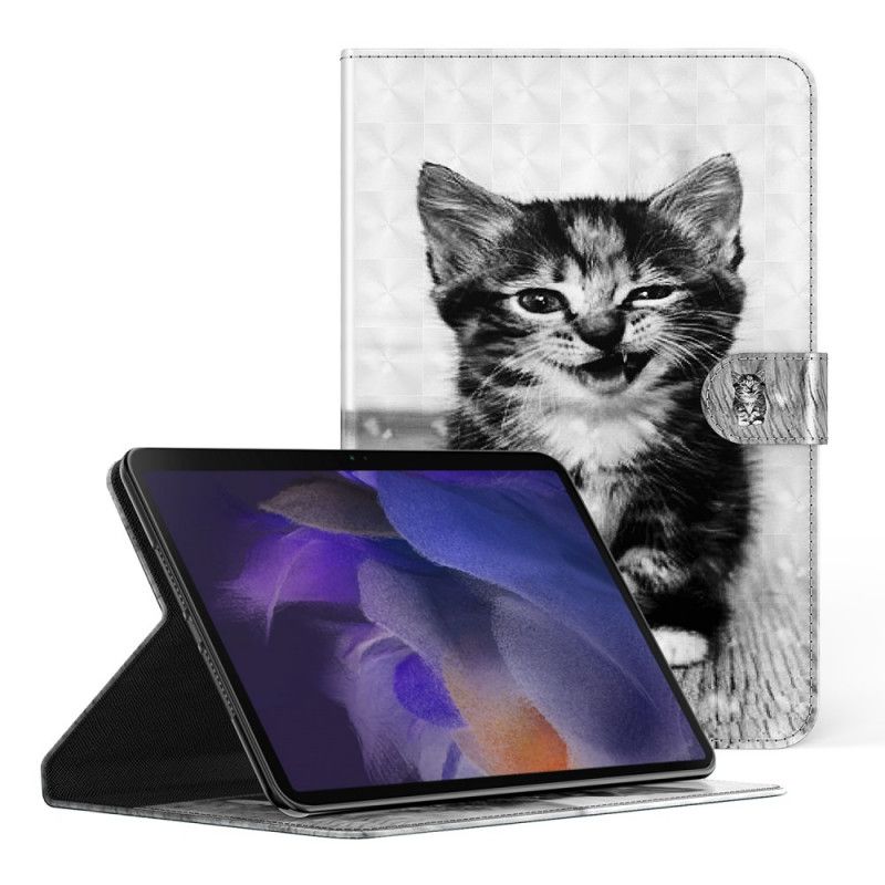 Kunstlederhülle Samsung Galaxy Tab A8 (2021) Kätzchen