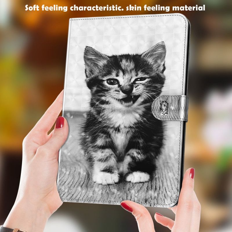 Kunstlederhülle Samsung Galaxy Tab A8 (2021) Kätzchen