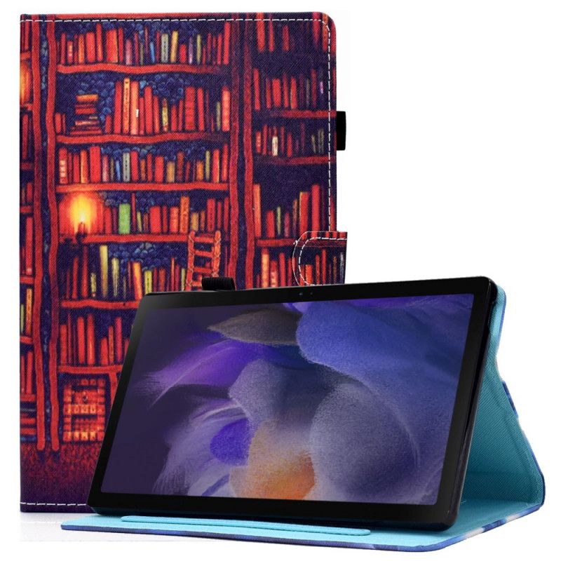 Lederhüllen Für Samsung Galaxy Tab A8 (2021) Bibliothek