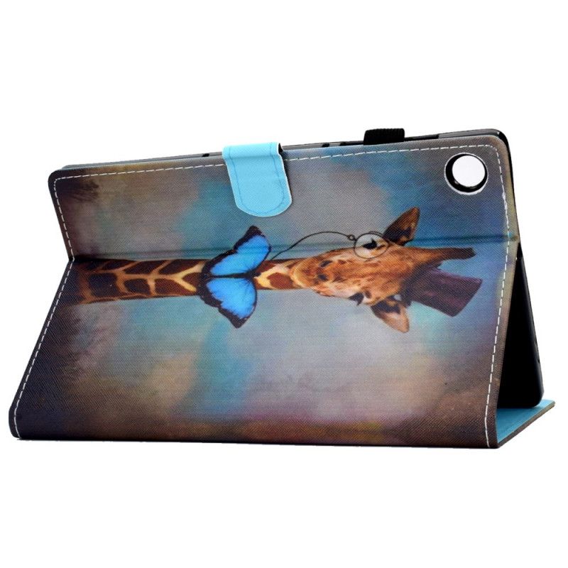 Lederhüllen Für Samsung Galaxy Tab A8 (2021) Schicke Giraffe