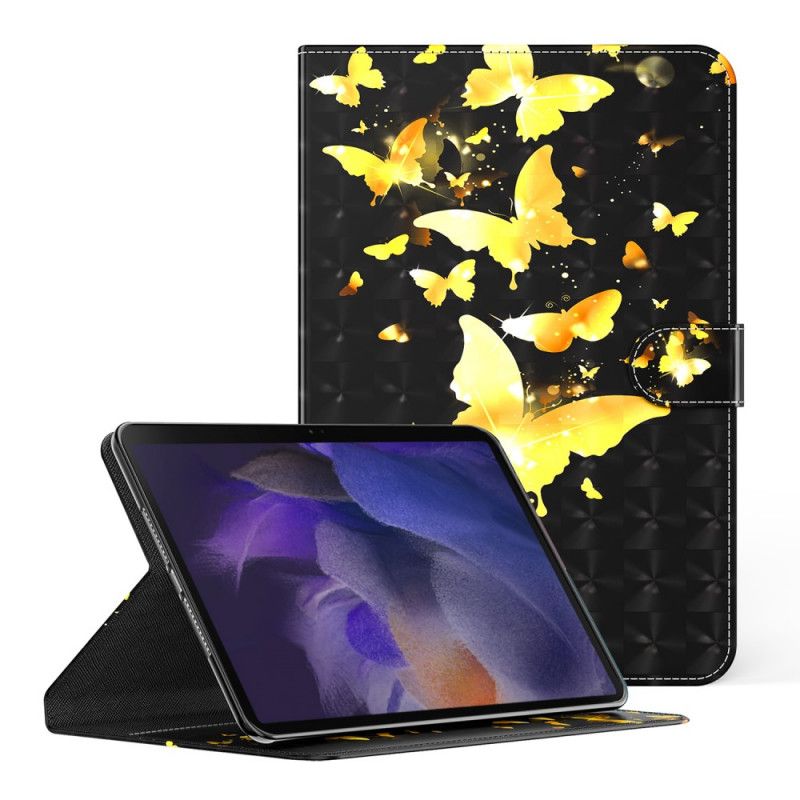 Lederhüllen Für Samsung Galaxy Tab A8 (2021) Schmetterlinge