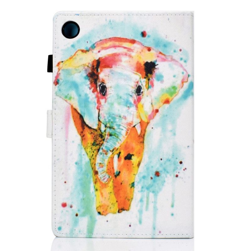 Lederhüllen Samsung Galaxy Tab A8 (2021) Aquarell Elefant