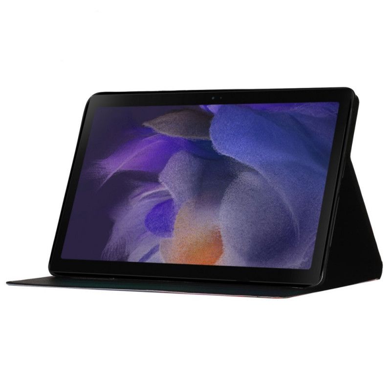 Lederhüllen Samsung Galaxy Tab A8 (2021) Blumen Blumen Blumen