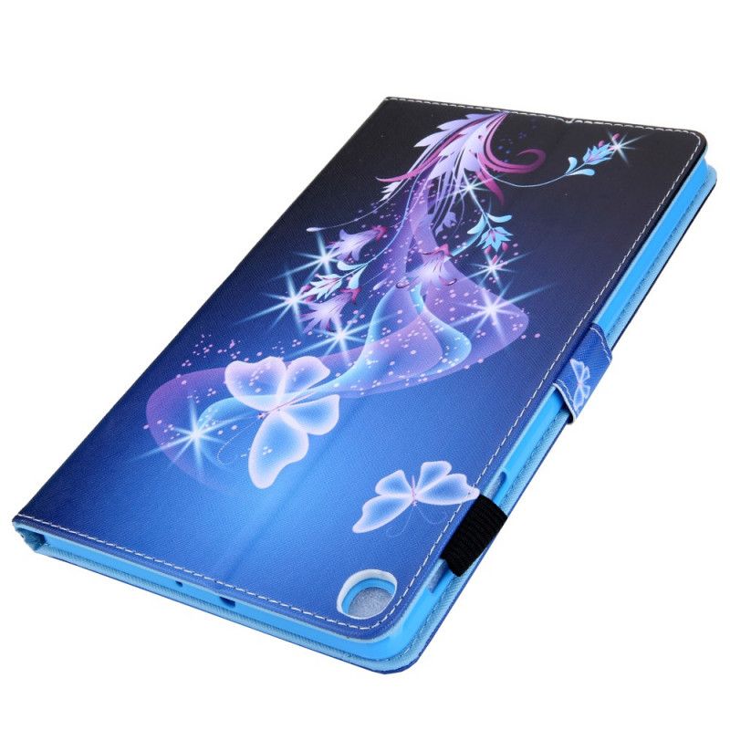 Lederhüllen Samsung Galaxy Tab A8 (2021) Bunte Schmetterlinge