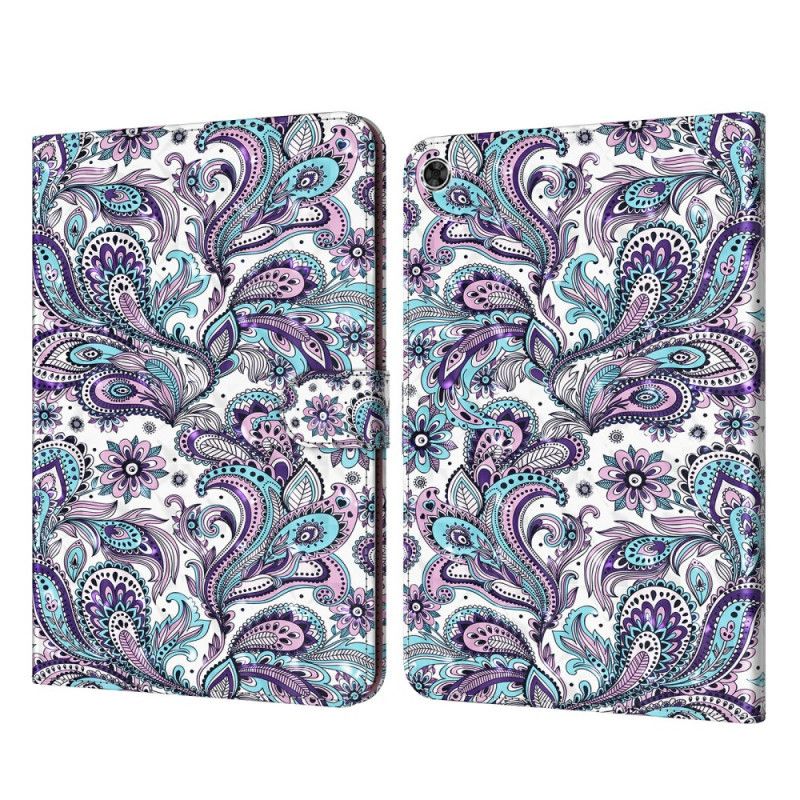 Lederhüllen Samsung Galaxy Tab A8 (2021) Paisley-muster