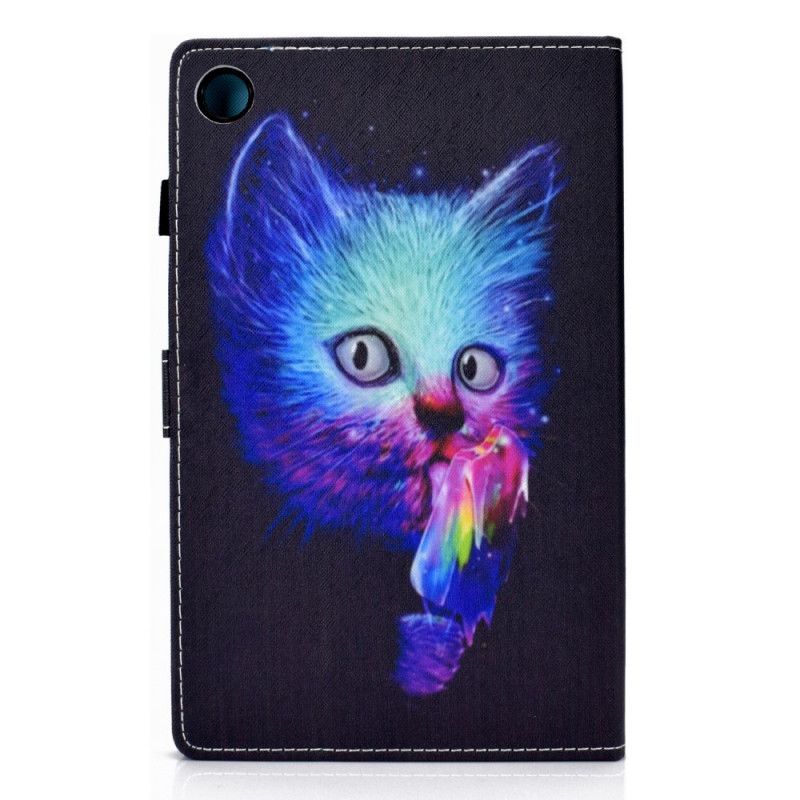 Lederhüllen Samsung Galaxy Tab A8 (2021) Psycho Cat