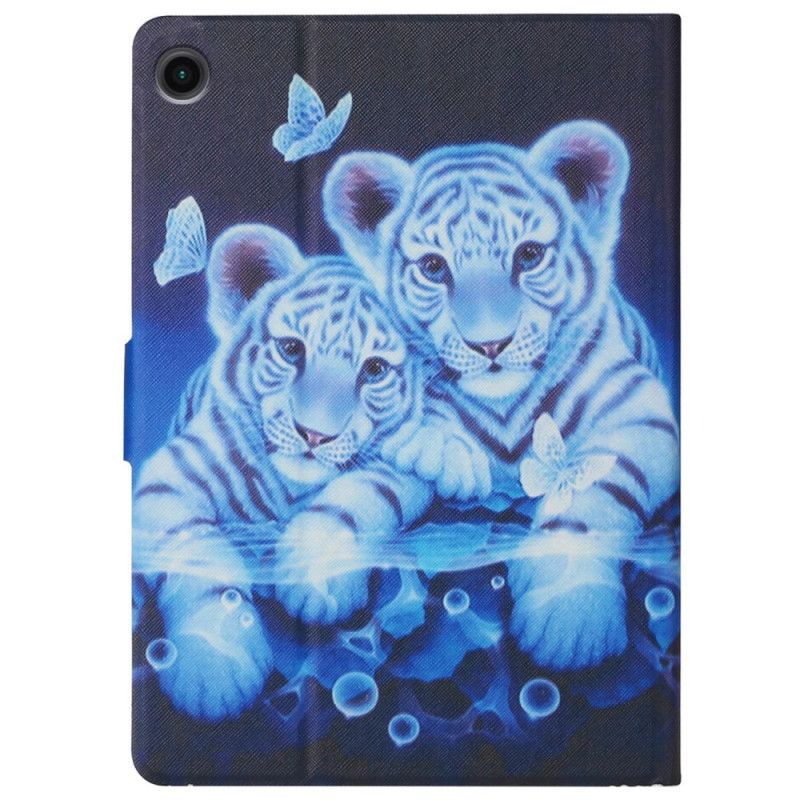 Lederhüllen Samsung Galaxy Tab A8 (2021) Tiger