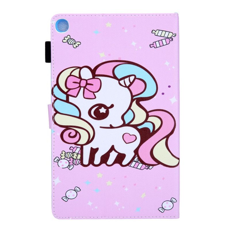 Lederhüllen Samsung Galaxy Tab A8 Handyhülle (2021) Einhorn