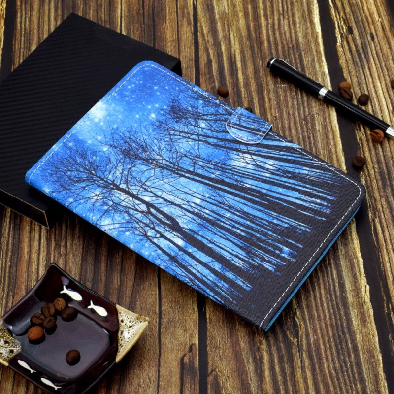 Lederhüllen Samsung Galaxy Tab A8 Handyhülle (2021) Nachtwald