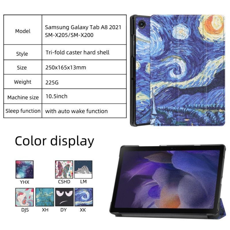 Smart Case Samsung Galaxy Tab A8 (2021) Verstärkt Don't Touch Me