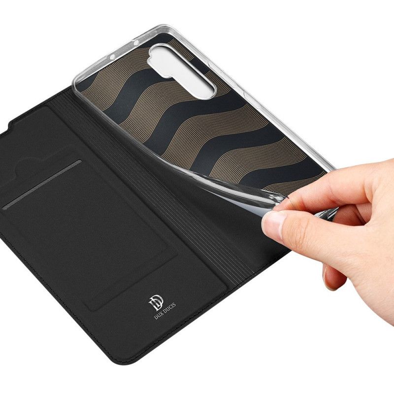 Flip Case Für Xiaomi Mi Note 10 Lite Schwarz Pro-Dux-Ducis-Haut