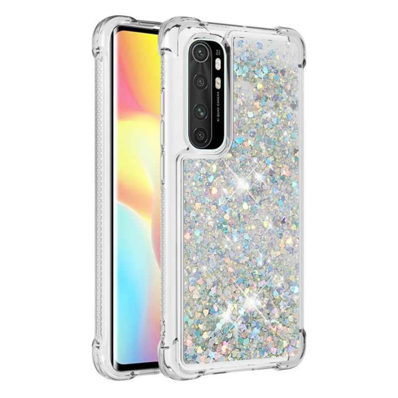 Hülle Für Xiaomi Mi Note 10 Lite Grau Wunschglitter