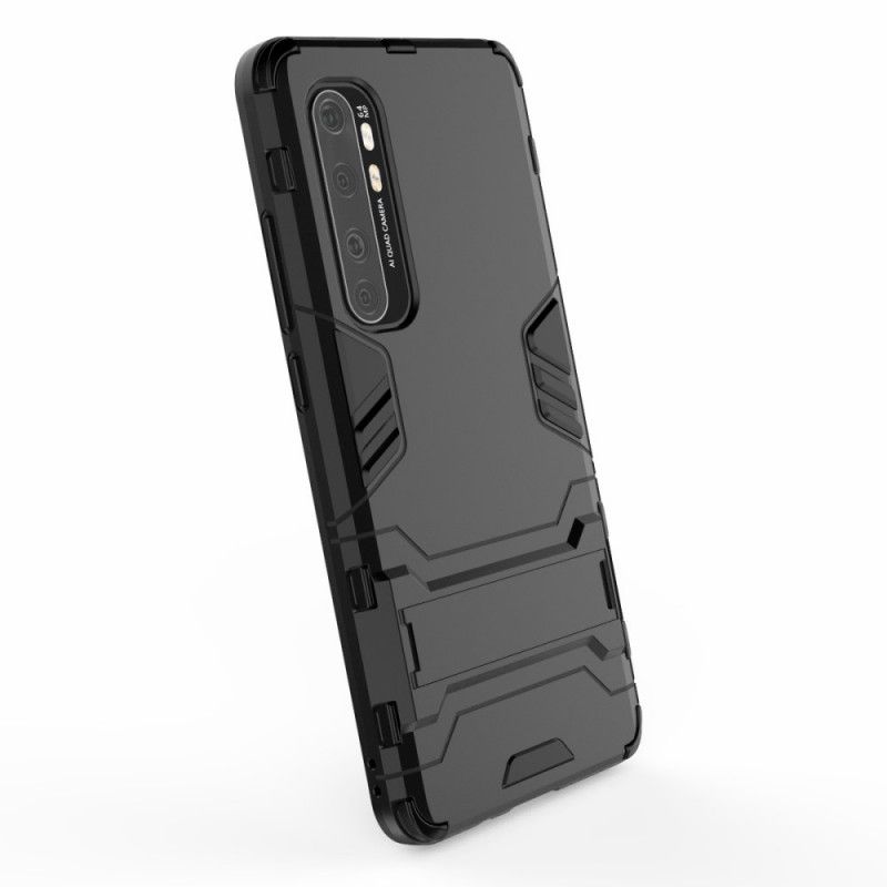 Hülle Für Xiaomi Mi Note 10 Lite Schwarz Extrem Widerstandsfähige Zunge