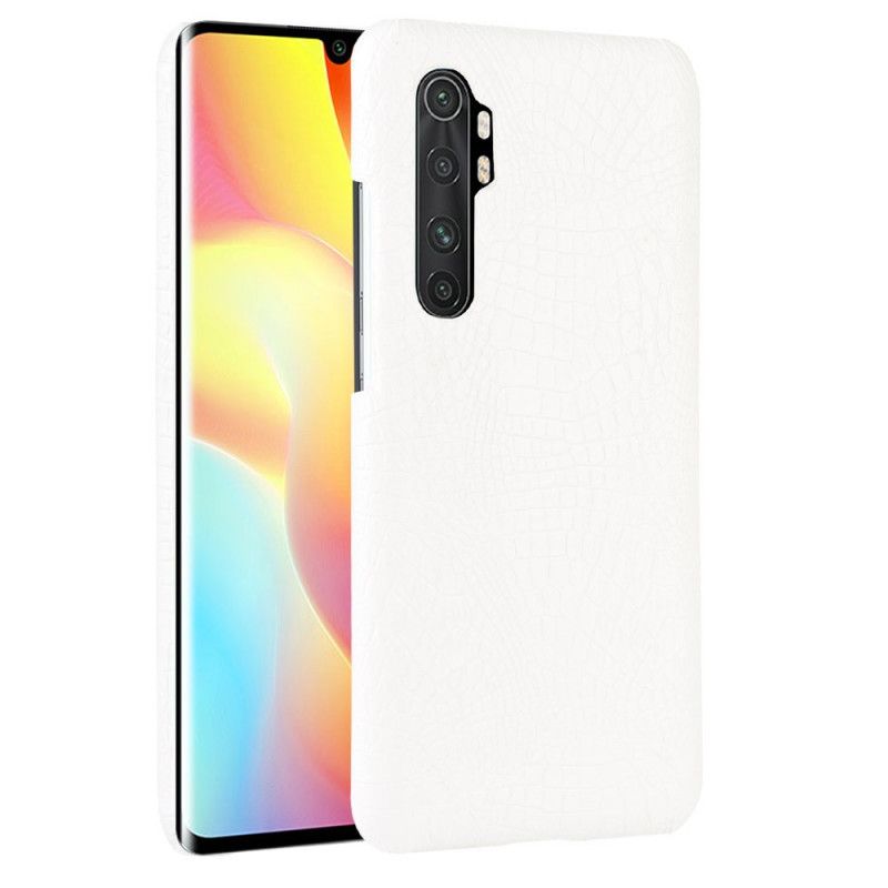 Hülle Für Xiaomi Mi Note 10 Lite Schwarz Krokodillederstil