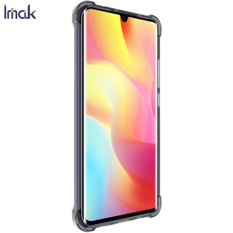 Hülle Xiaomi Mi Note 10 Lite Grau Transparenter Seidiger Imak