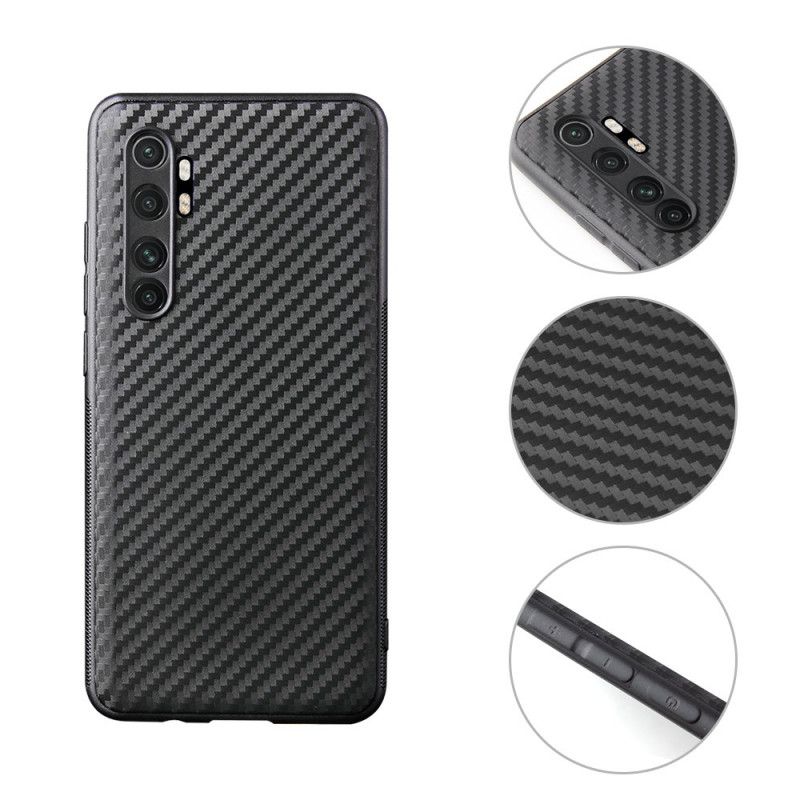 Hülle Xiaomi Mi Note 10 Lite Handyhülle Einzelne Kohlefaser