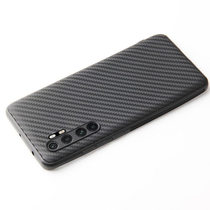 Hülle Xiaomi Mi Note 10 Lite Handyhülle Einzelne Kohlefaser