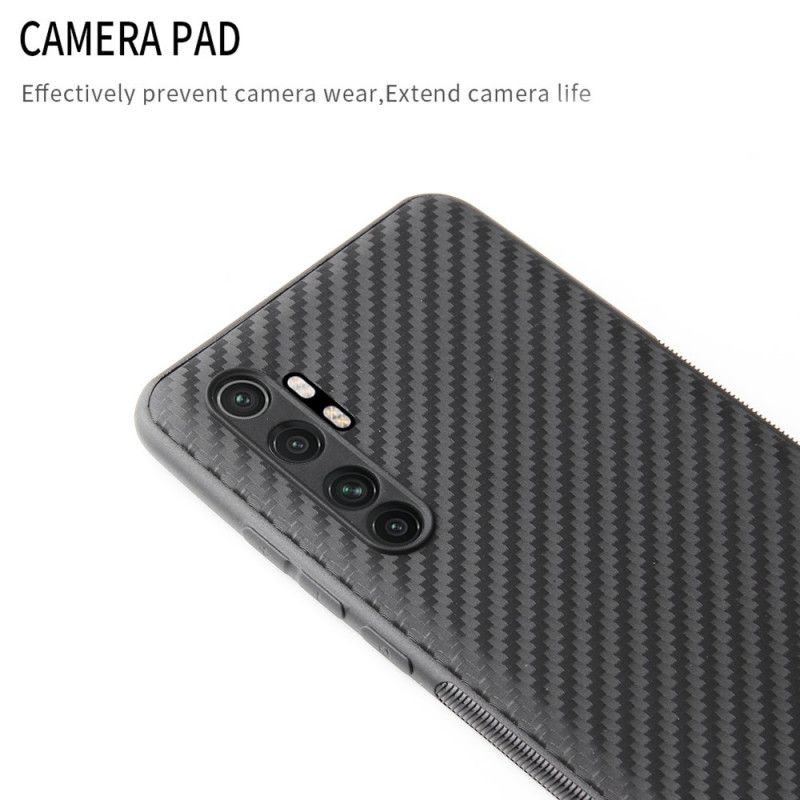 Hülle Xiaomi Mi Note 10 Lite Handyhülle Einzelne Kohlefaser