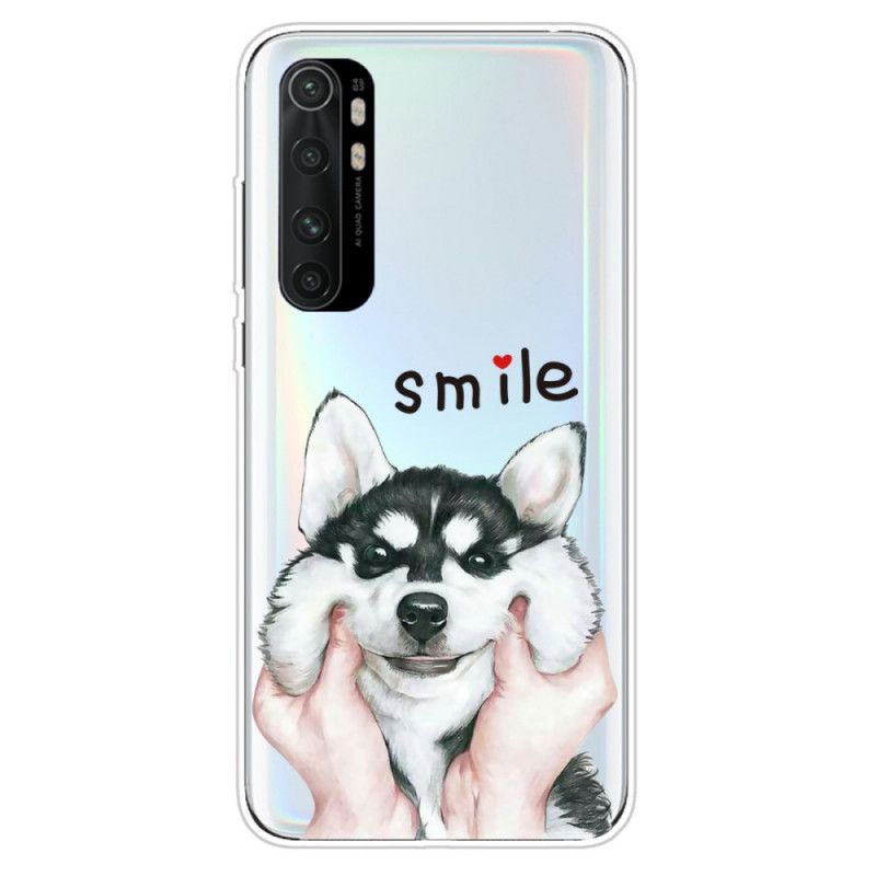 Hülle Xiaomi Mi Note 10 Lite Lächeln Hund