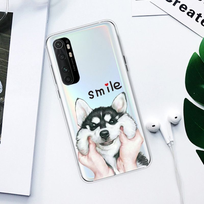 Hülle Xiaomi Mi Note 10 Lite Lächeln Hund