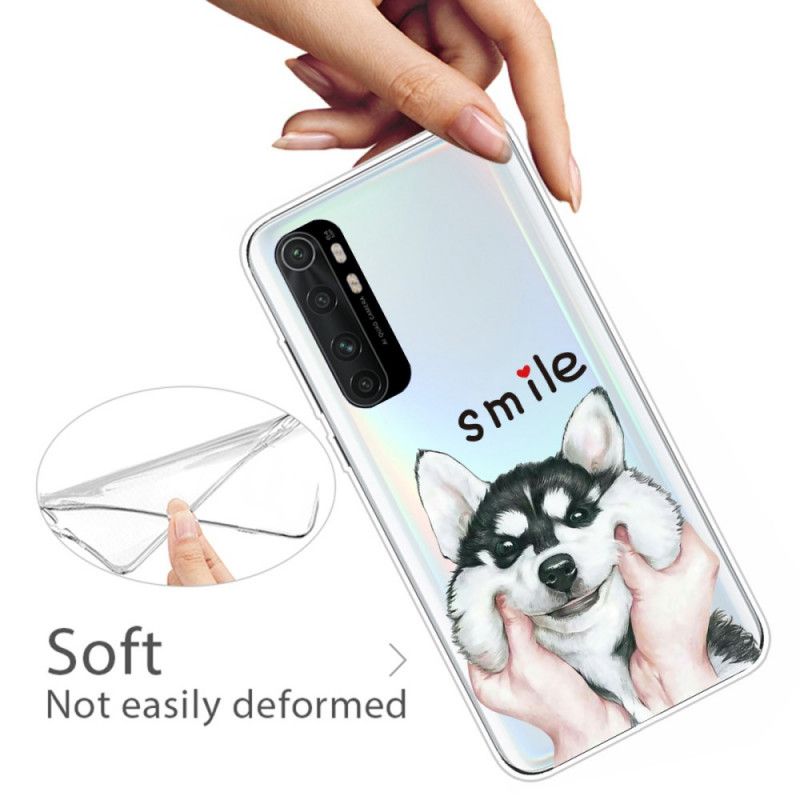 Hülle Xiaomi Mi Note 10 Lite Lächeln Hund