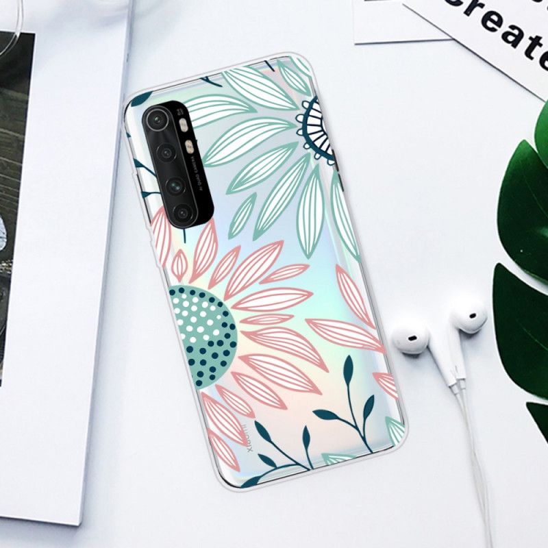 Hülle Xiaomi Mi Note 10 Lite Magenta Reine Rosa Blume