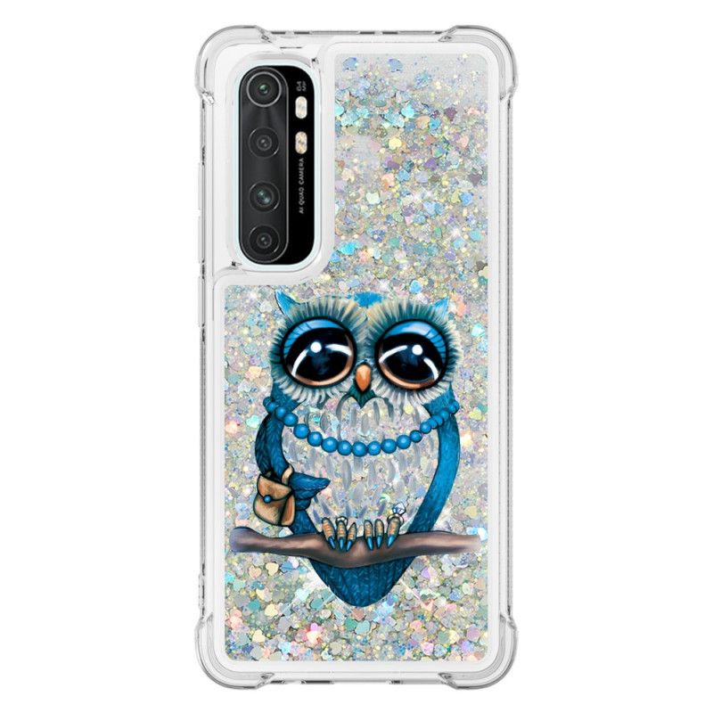 Hülle Xiaomi Mi Note 10 Lite Miss Owl Glitter