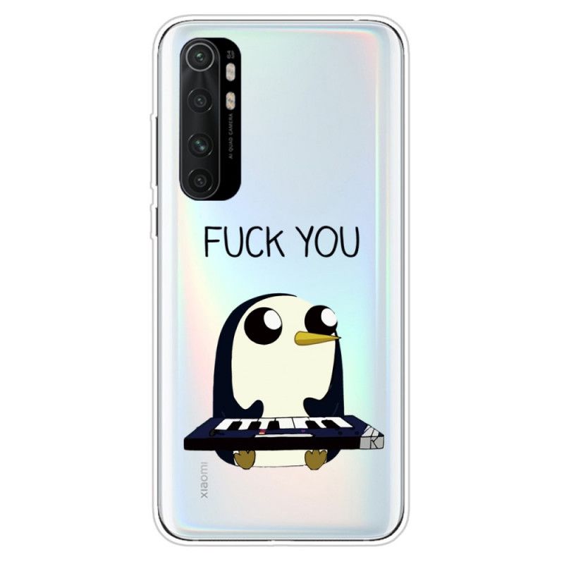 Hülle Xiaomi Mi Note 10 Lite Pinguin Fick Dich