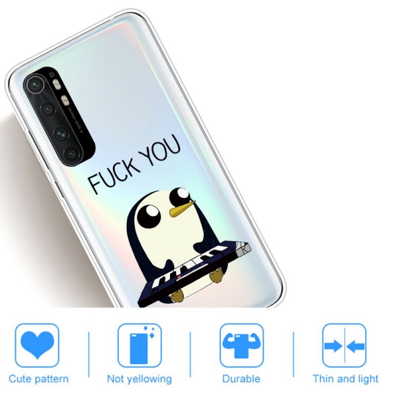 Hülle Xiaomi Mi Note 10 Lite Pinguin Fick Dich