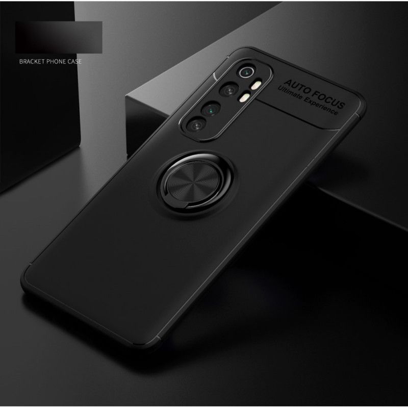 Hülle Xiaomi Mi Note 10 Lite Schwarz Drehring