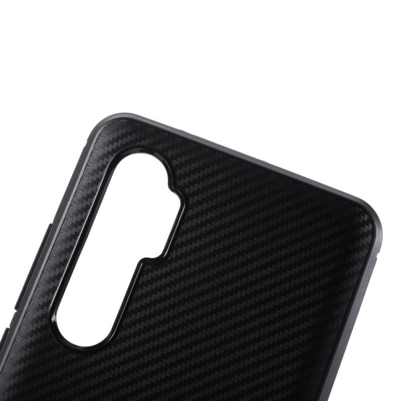Hülle Xiaomi Mi Note 10 Lite Schwarz Handyhülle Einzelne Flexible Kohlefaser
