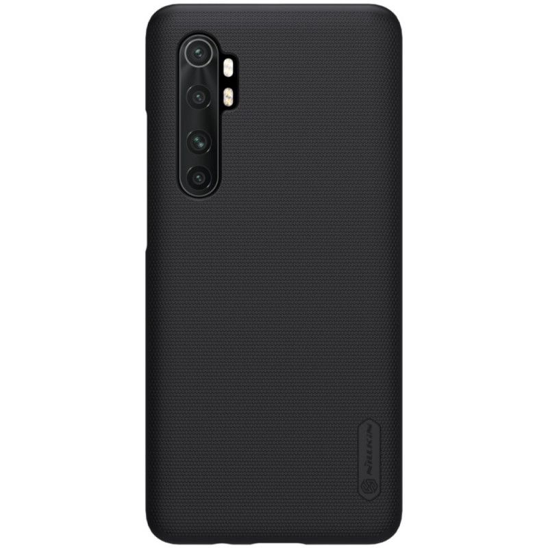 Hülle Xiaomi Mi Note 10 Lite Schwarz Starrer Gefrosteter Nillkin