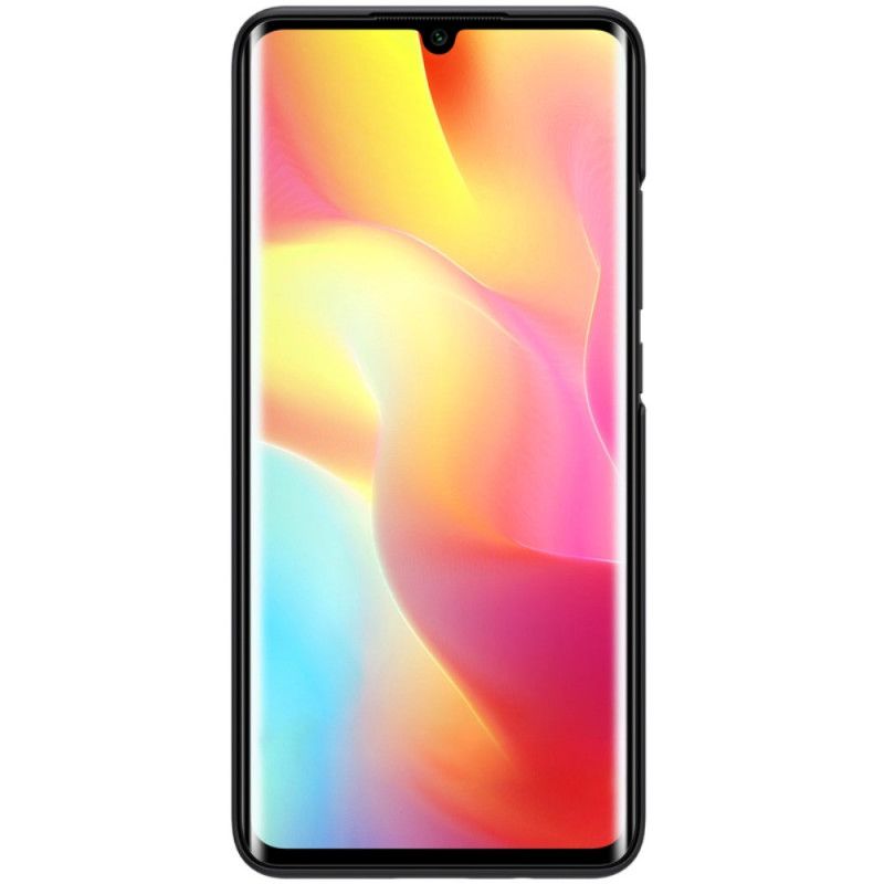 Hülle Xiaomi Mi Note 10 Lite Schwarz Starrer Gefrosteter Nillkin