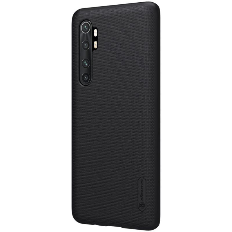 Hülle Xiaomi Mi Note 10 Lite Schwarz Starrer Gefrosteter Nillkin
