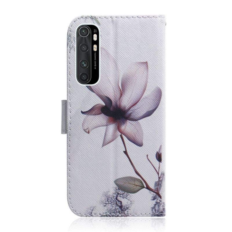 Lederhüllen Xiaomi Mi Note 10 Lite Alte Rosenblüte