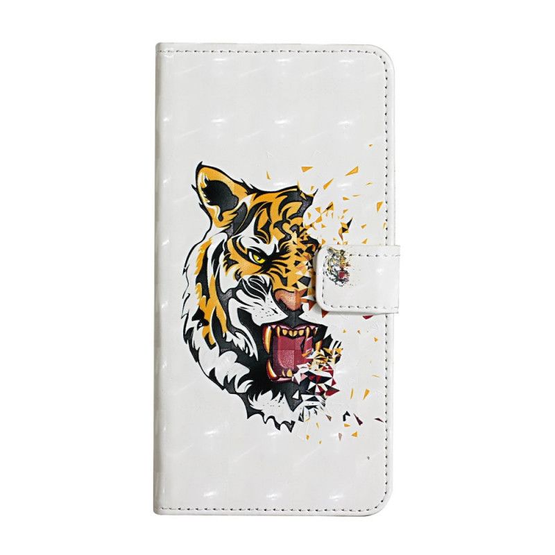 Lederhüllen Xiaomi Mi Note 10 Lite Magischer Wilder Tiger