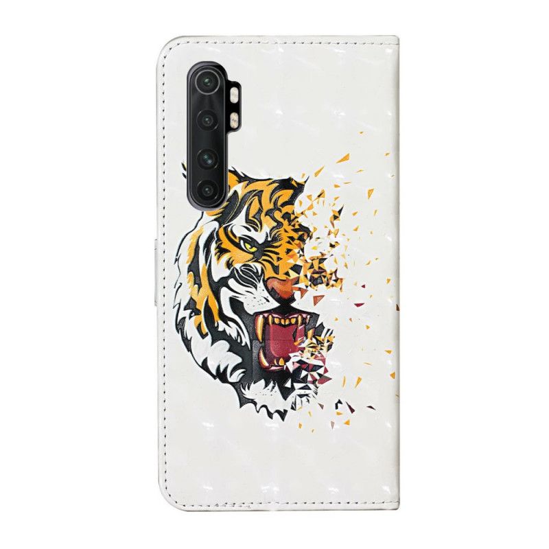 Lederhüllen Xiaomi Mi Note 10 Lite Magischer Wilder Tiger