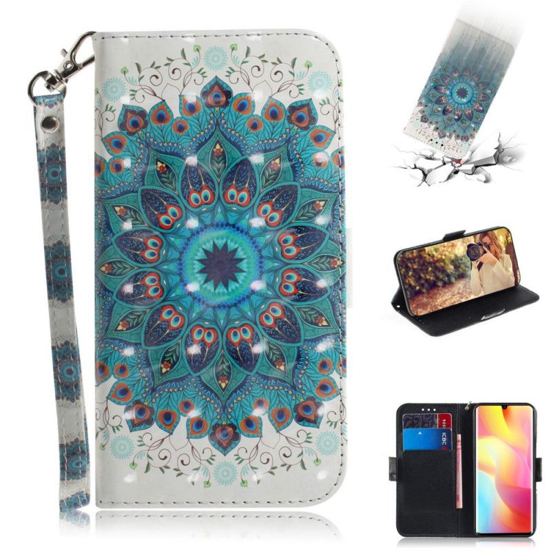 Lederhüllen Xiaomi Mi Note 10 Lite Meisterhaftes Mandala Mit Tanga