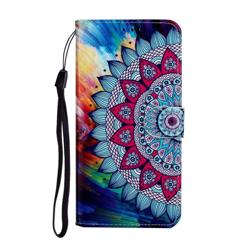 Lederhüllen Xiaomi Mi Note 10 Lite Ultra Buntes Mandala