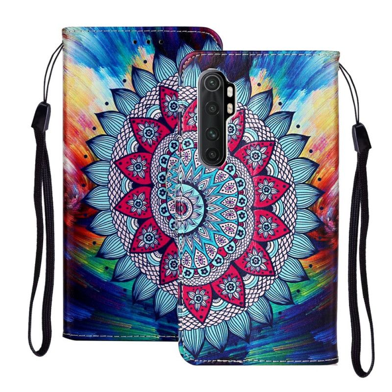 Lederhüllen Xiaomi Mi Note 10 Lite Ultra Buntes Mandala