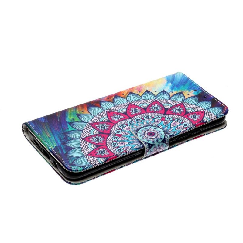 Lederhüllen Xiaomi Mi Note 10 Lite Ultra Buntes Mandala