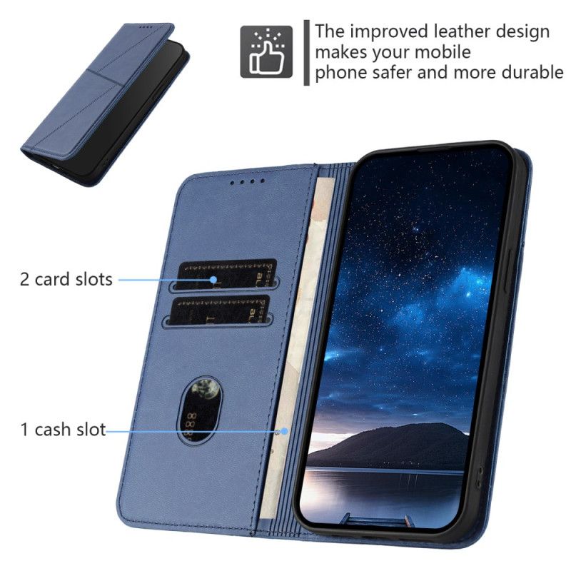 Flip Case Für Xiaomi Redmi Note 14 5g Linien