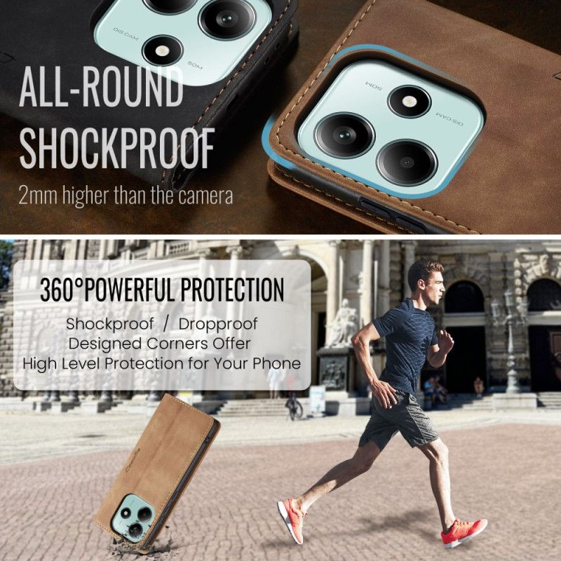 Flip Case Xiaomi Redmi Note 14 5g Handyhülle Caseme Lederoptik